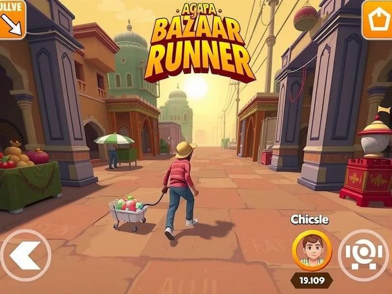 Agra Bazaar Runner Gameplay Features